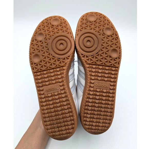 Adidas Samba OG Wonder Sneakers Shoes Women's Cloud White/Halo Blue Size US7.5 - Picture 8 of 13